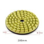 8-inch marble diamond grinding disc polishing pad resin bonded diamond grinding disc (500#-2000#) - 图片 3