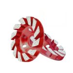 4-inch concrete turbine diamond grinding cup wheel, 12-tooth heavy-duty angle grinder wheel - 图片 3