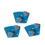 Diamond Flooring Fan-Shaped Grinding Blocks, 3 Holes, 2 Teeth, Arrow Shape, for Concrete Grinding and Polishing（16#-120#） - 图片 3