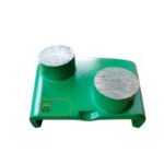 HTC Diamond Flooring Round Grinding Blocks, 2 Holes, 2 Teeth, Square Shape, Concrete Grinding and Polishing（16#-120#） - 图片 3