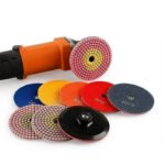 4-inch wet polishing pads for marble and granite, grit sizes (50#-3000#). - 图片 4