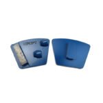 Diamond Flooring Fan-Shaped Grinding Blocks, 2-Hole, 1-Tooth Square Type, Concrete Grinding and Polishing - 图片 3