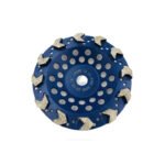 Diamond flooring round grinding blocks, 12 holes, 8-10 teeth, square shape, for concrete grinding and polishing (16#-120#). - 图片 3