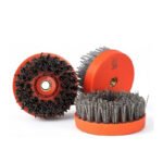 4-Inch Antique Silicon Carbide Brush for Granite & Marble Texturing (Antique Finish Brush) — Grits #46–#320 - 图片 3