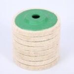 4-Inch Wool Felt Polishing Pad — Wool Felt Polishing Wheel for Marble and Stone - 图片 3