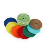 4-inch wet polishing pads for marble and granite, grit sizes (50#-3000#). - 图片 3