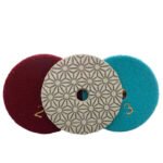 4-inch wet polishing pads for marble and granite, grit sizes (Quick 3-Step Sharp Type). - 图片 4