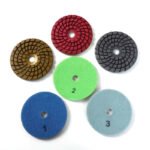 4-inch wet polishing pads for marble and granite, grit sizes (Quick 3-Step Sharp Type). - 图片 4