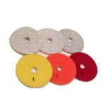 4-inch wet polishing pads for marble and granite, grit sizes (Quick 3-Step Sharp Type). - 图片 2