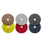 4-inch wet polishing pads for marble and granite, grit sizes (Quick 3-Step Sharp Type). - 图片 4