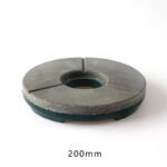 8-inch diamond polishing pad, stone resin bonded abrasive wheel, 200mm floor abrasive wheel (black + white) - 图片 3