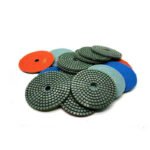 4-inch wet polishing pads for marble and granite, grit sizes (50#-3000#). - 图片 4