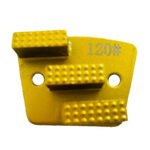 Diamond Flooring Fan-Shaped Grinding Blocks, 3 Holes, 3 Teeth, Square Type, Concrete Grinding and Polishing（16# 30# 50# 80# 120#） - 图片 3