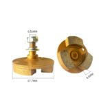 Diamond Flooring Round Grinding Blocks, 1 Hole, 3 Teeth, Square Shape, Concrete Grinding and Polishing（16#-120#）