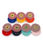 4-inch wet polishing pads for marble and granite, grit sizes (50#-3000#). - 图片 3