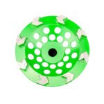Diamond flooring round grinding blocks, 12 holes, 8-10 teeth, square shape, for concrete grinding and polishing (16#-120#). - 图片 2
