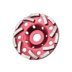 Diamond flooring round grinding blocks, 12 holes, 8-10 teeth, square shape, for concrete grinding and polishing (16#-120#). - 图片 3