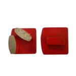 Diamond flooring square grinding blocks, 12 holes, 8-10 teeth, square shape, for concrete grinding and polishing (16#-120#). - 图片 5