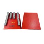 Diamond flooring square grinding blocks, 12 holes, 8-10 teeth, square shape, for concrete grinding and polishing (16#-120#).