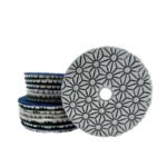4-inch wet polishing pads for marble and granite, grit sizes (50#-3000#). - 图片 2