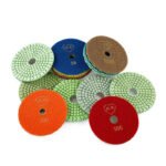 4-inch wet polishing pads for marble and granite, grit sizes (50#-3000#). - 图片 4