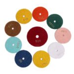 4-inch wet polishing pads for marble and granite, grit sizes (50#-3000#). - 图片 4