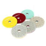 4-inch wet polishing pads for marble and granite, grit sizes (Quick 3-Step Sharp Type). - 图片 5