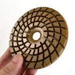 4-inch wet polishing pads for marble and granite, grit sizes (Quick 3-Step Sharp Type). - 图片 5