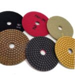 4-inch wet polishing pads for marble and granite, grit sizes (Quick 3-Step Sharp Type). - 图片 2
