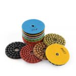 4-inch floor polishing pads, wet polishing, marble and granite grinding pads, mesh size (50#-3000#). - 图片 2