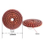 5-inch polishing pads, wet polishing, marble and granite grinding pads, mesh size (50#-3000#). - 图片 5