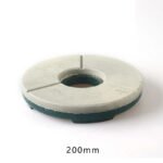 8-inch diamond polishing pad, stone resin bonded abrasive wheel, 200mm floor abrasive wheel (black + white) - 图片 2