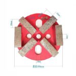 Diamond flooring grinding blocks, 5 holes, 6 teeth, for concrete grinding and polishing. - 图片 6