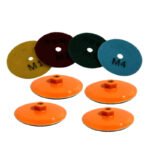 4-inch dry-polished ceramic tile, quartz stone polishing pad, abrasive pad, grit size (0#-4#). - 图片 3