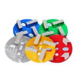 The 4-inch grinding disc is suitable for wet and dry use (16#-120#) on Cheers and Jiansong floor grinders.
