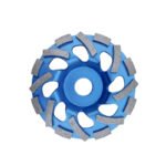 Diamond flooring round grinding blocks, 12 holes, 8-10 teeth, square shape, for concrete grinding and polishing (16#-120#). - 图片 2