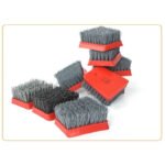 Horseshoe-Shaped Antique Silicon Carbide Brush for Granite and Marble Texturing (Grits #46–#320) - 图片 2