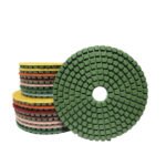4-inch wet polishing pads for marble and granite, grit sizes (50#-3000#). - 图片 5