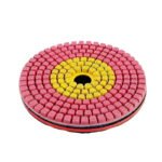 4-inch wet polishing pads for marble and granite, grit sizes (50#-3000#). - 图片 2