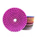 4-inch wet polishing pads for marble and granite, grit sizes (50#-3000#). - 图片 5